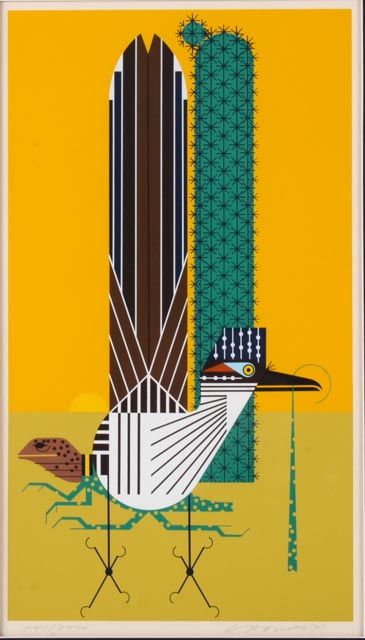 "Tall Tail" Charley Harper Limited Edition Serigraph
