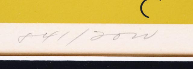 "Tall Tail" Charley Harper Limited Edition Serigraph