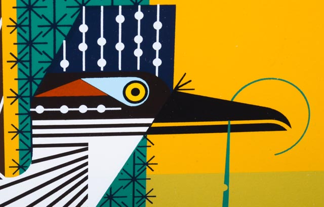 "Tall Tail" Charley Harper Limited Edition Serigraph