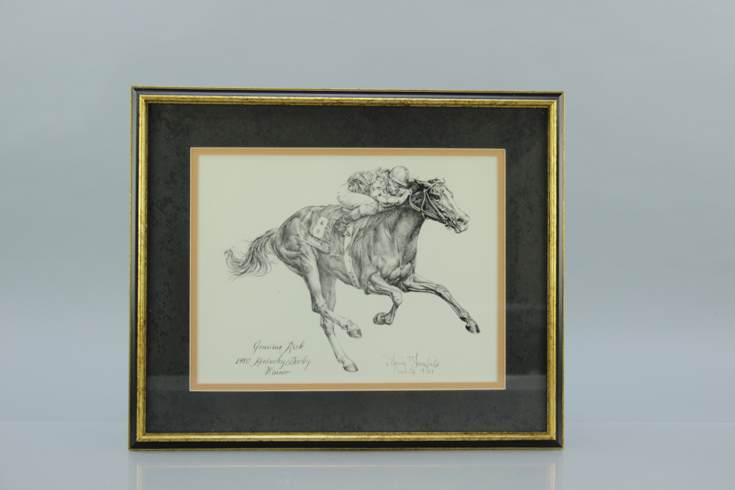 Signed Lithograph of Genuine Risk by Catherine Bloomfield