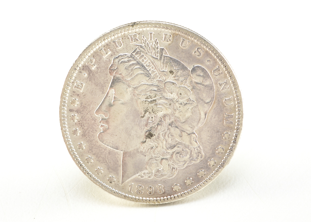 A Counterfeit 1893 S Morgan Silver Dollar