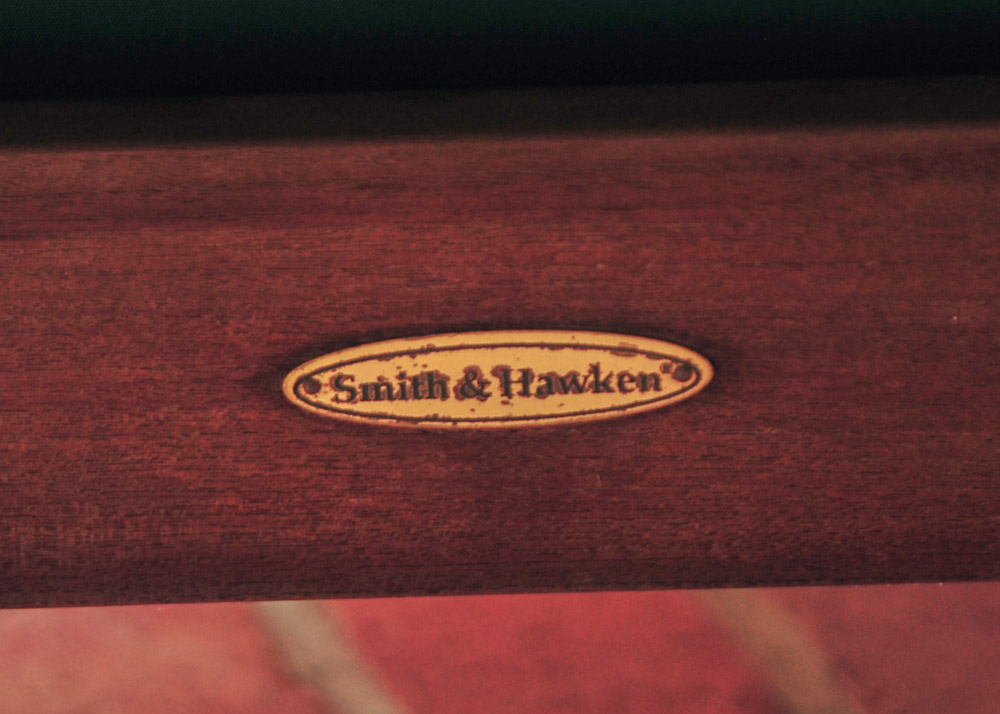 Smith and Hawken Avignon Teak Club Chairs and Ottoman