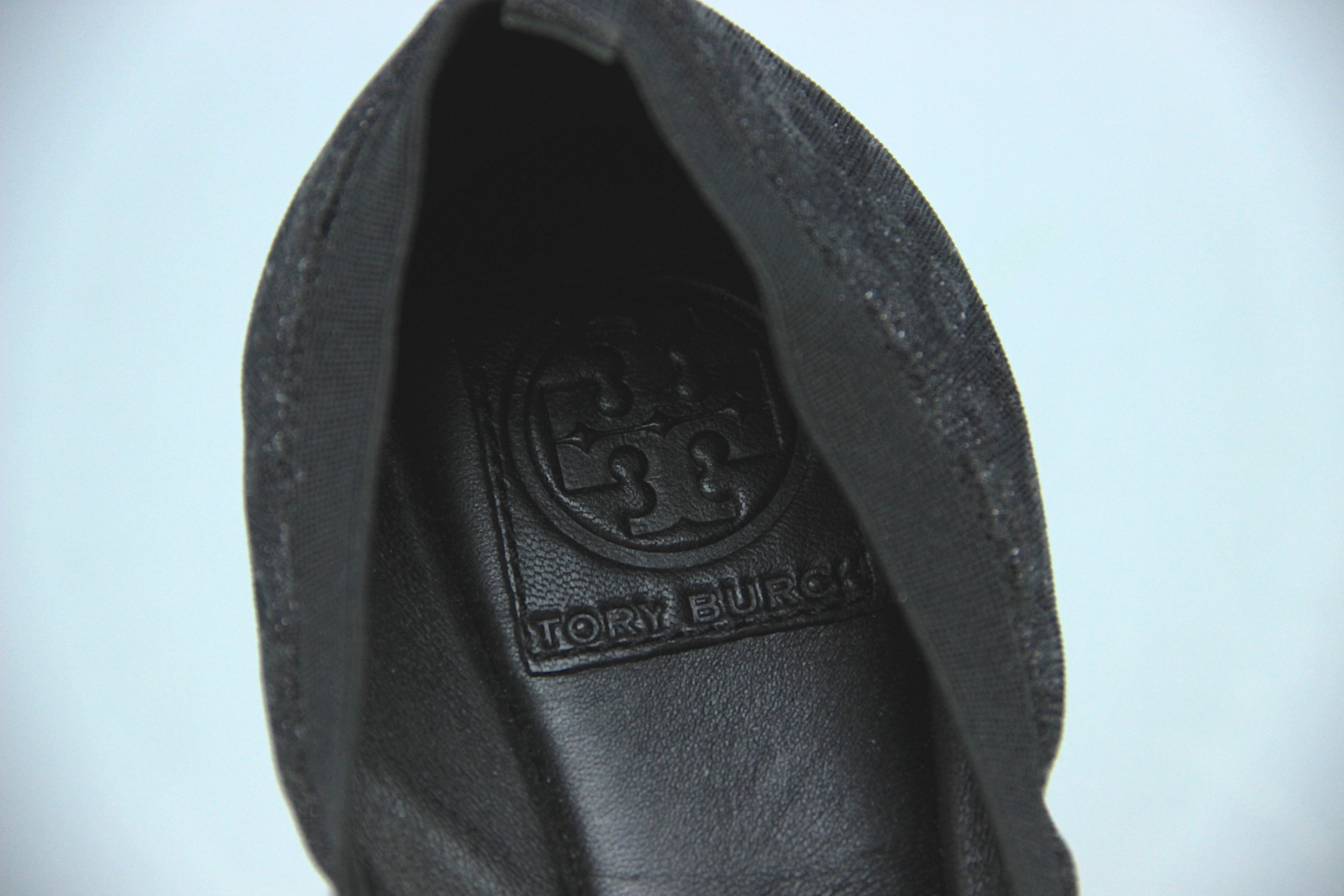 Tory Burch Black Ballet Flats, Size 8.5