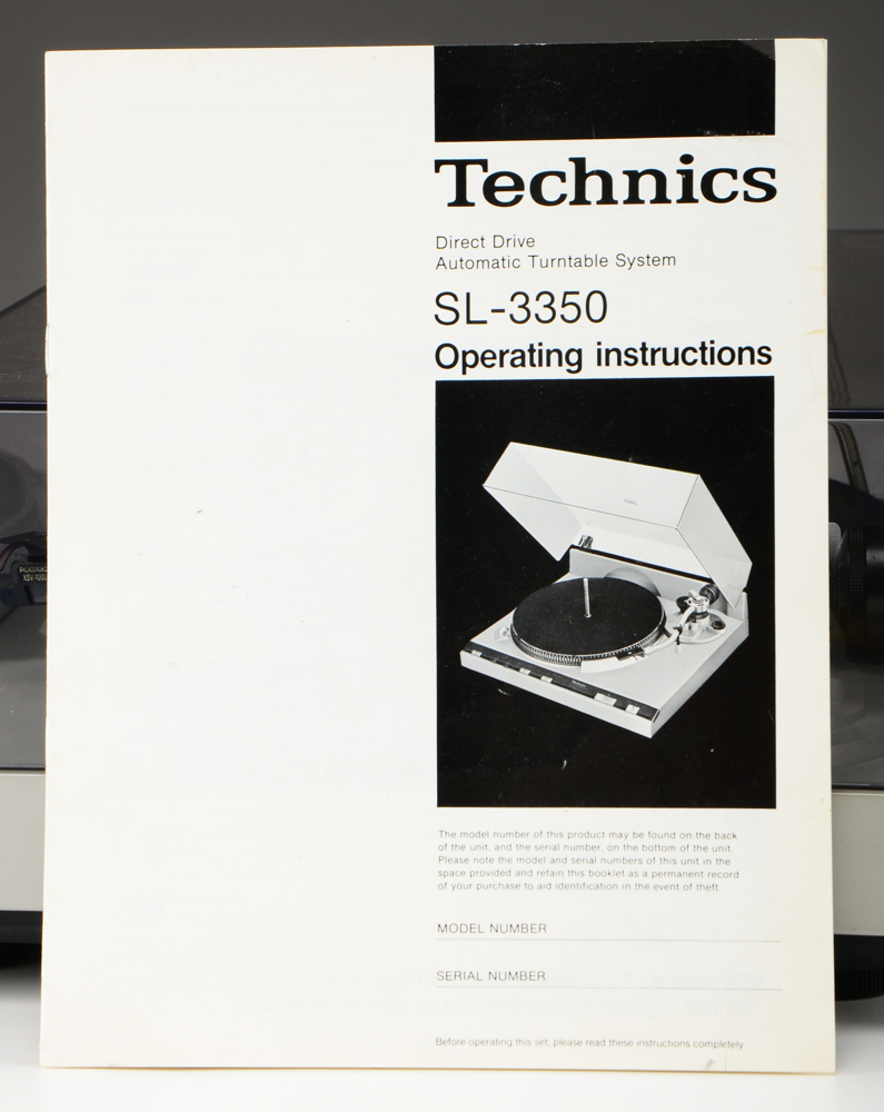 Technics SL-3350 Turntable