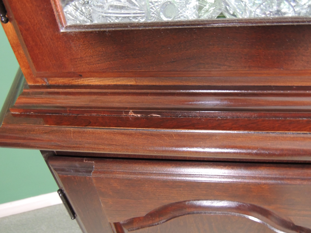 American Drew Breakfront China Cabinet