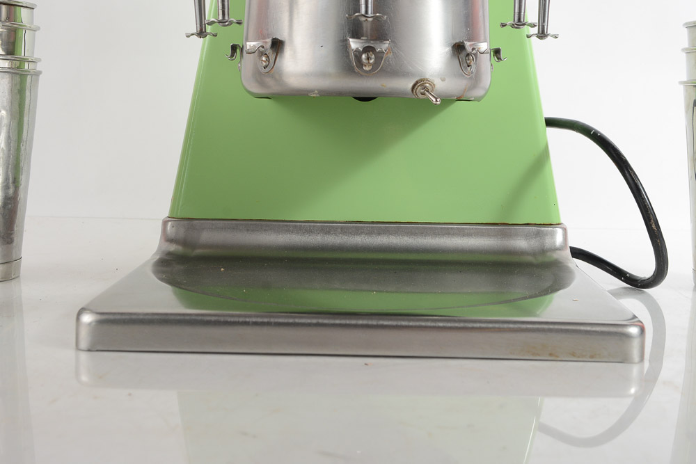 Five-Spindle Multimixer Milkshake Machine and Stainless Steel Cups