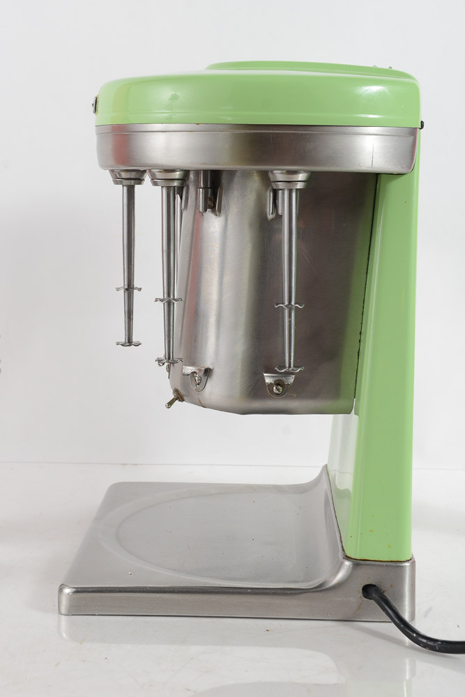 Five-Spindle Multimixer Milkshake Machine and Stainless Steel Cups