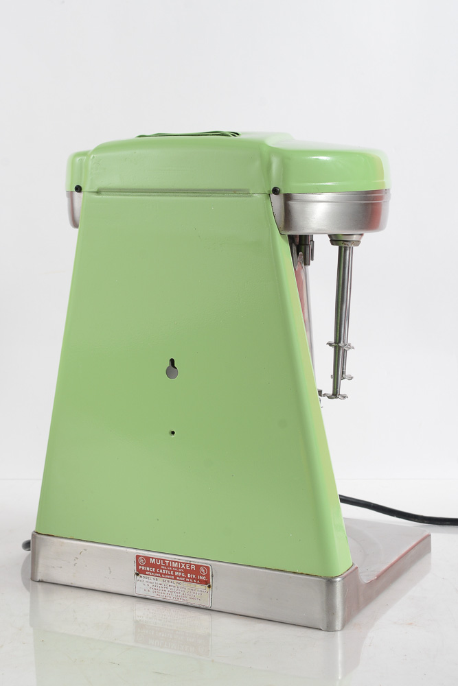 Five-Spindle Multimixer Milkshake Machine and Stainless Steel Cups