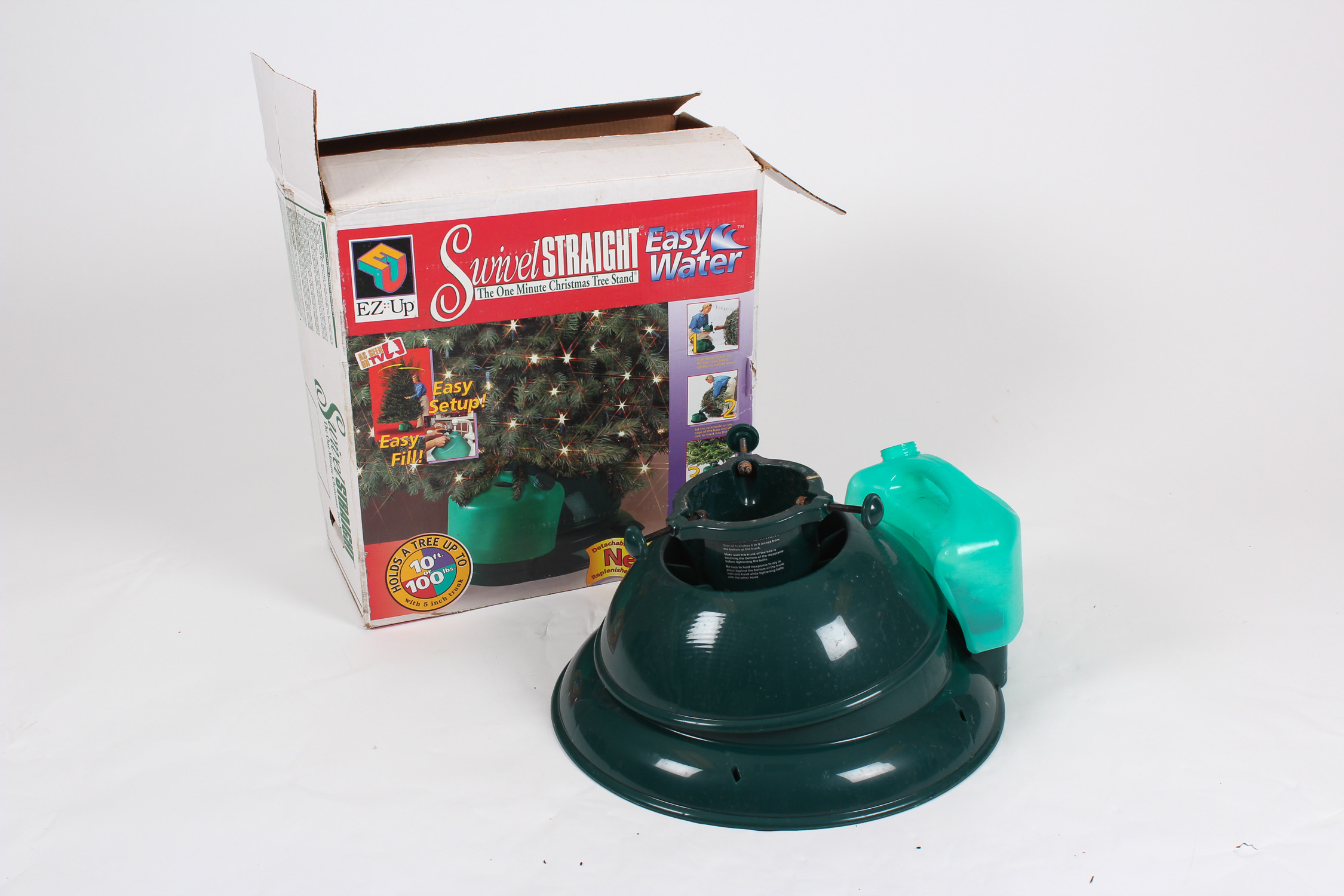 Swivel Straight Christmas Tree Stand and Watering system