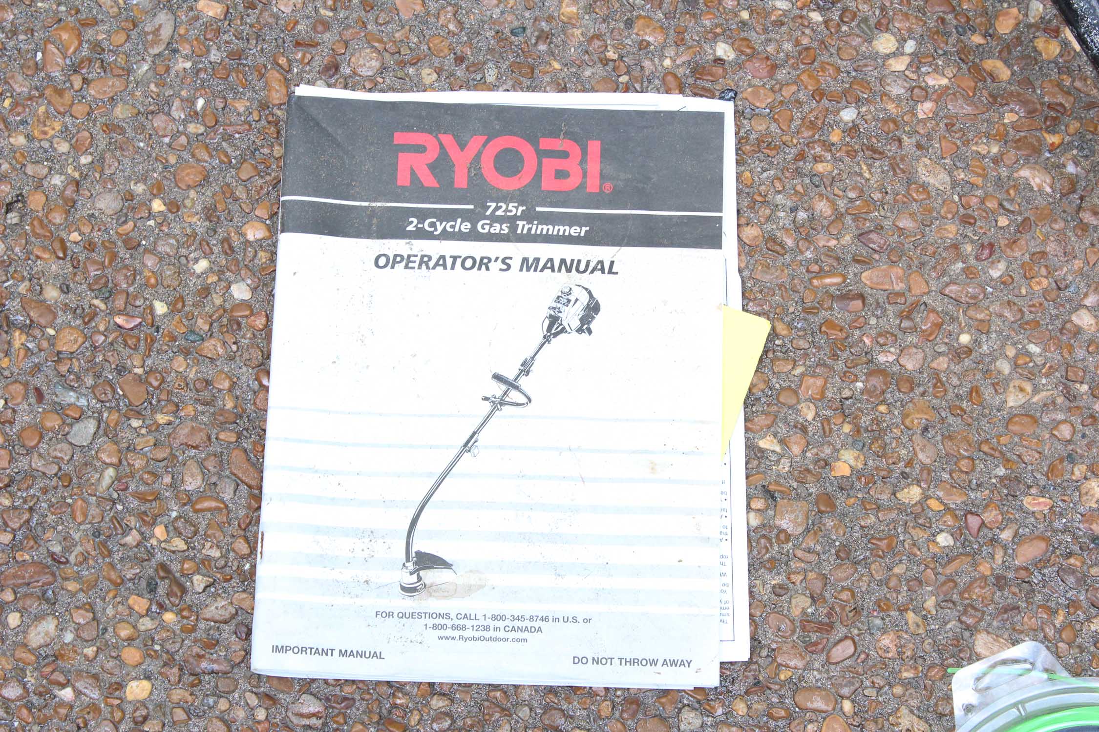 Ryobi Gas Trimmer with Trimmer Plus Attachments