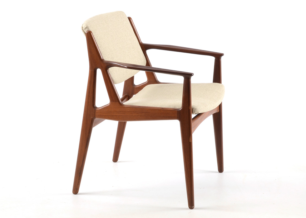 Danish Modern Teak Arm Chair by Arne Vodder