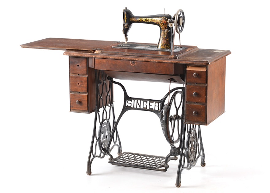 Antique Singer Pedal Sewing Machine