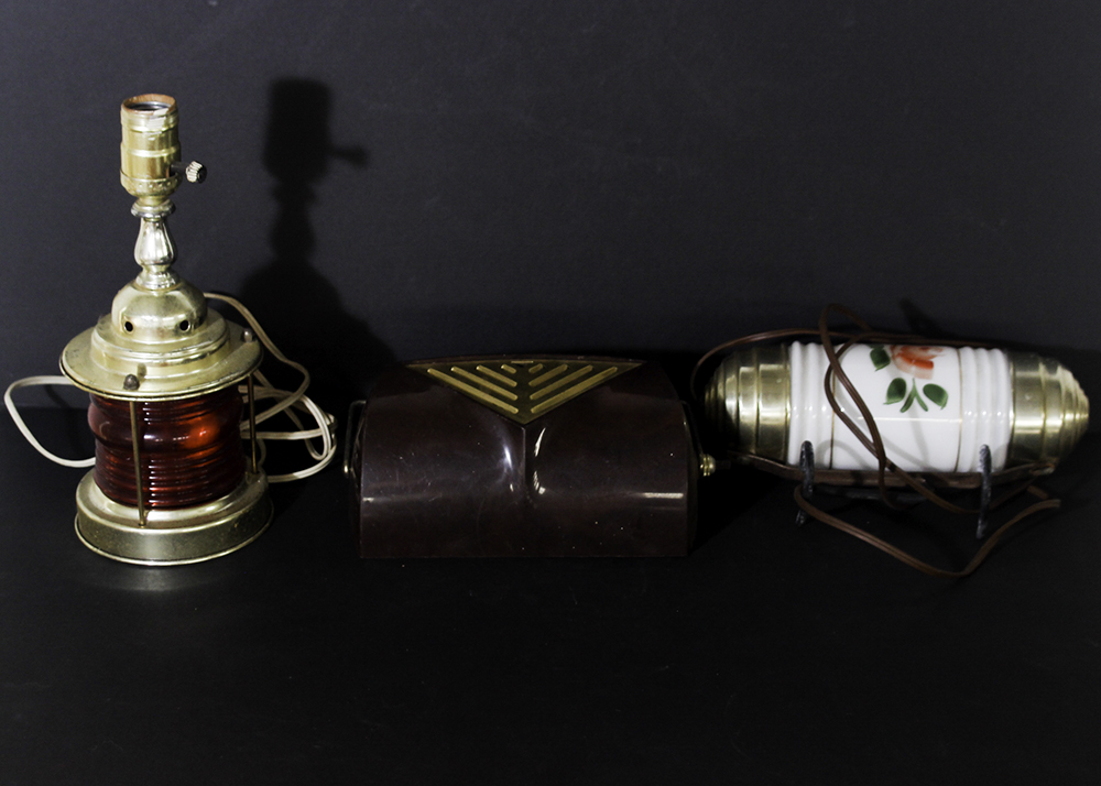 Group of Three Vintage Lights