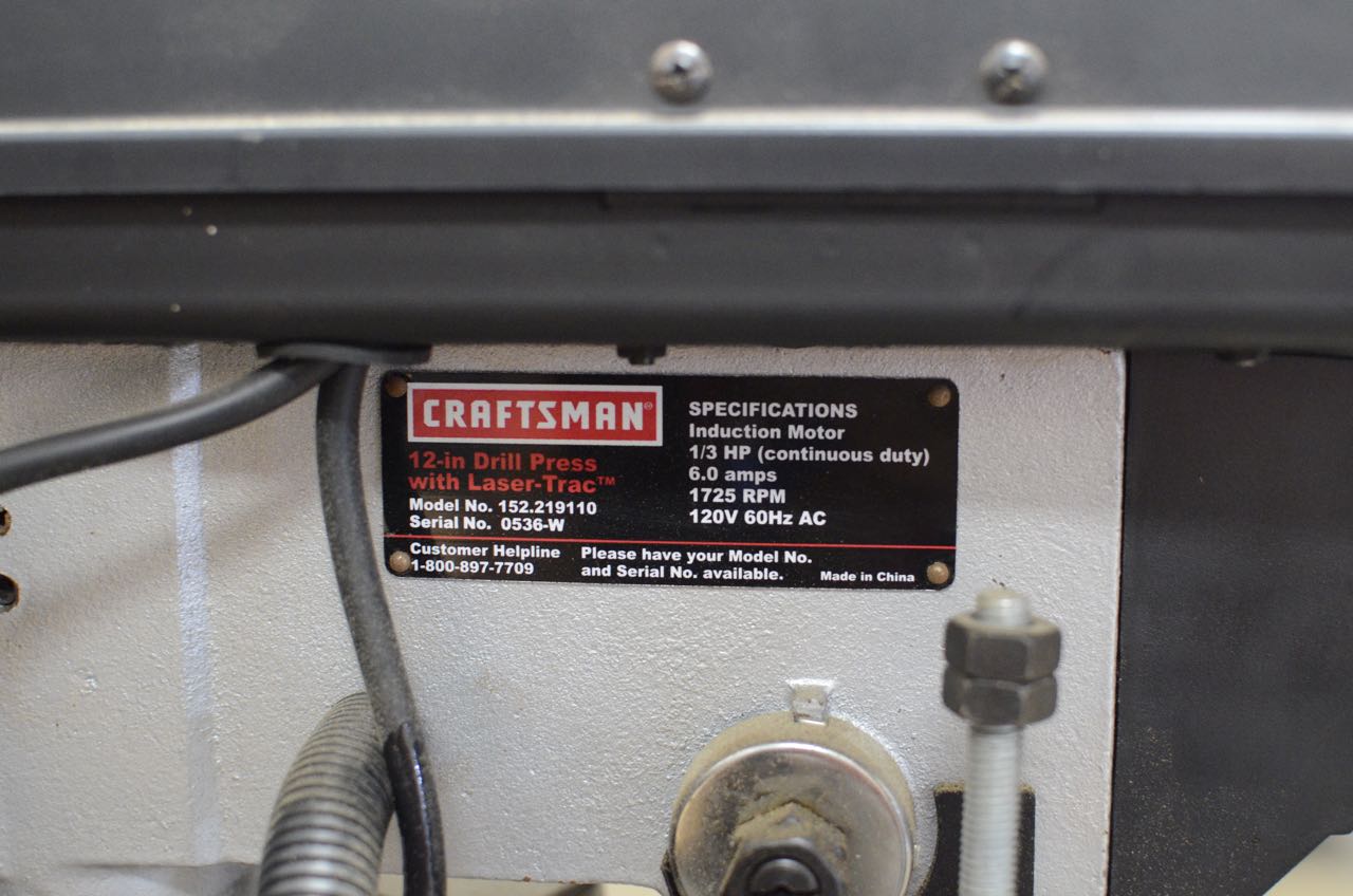 Craftsman 12" Drill Press and Stand