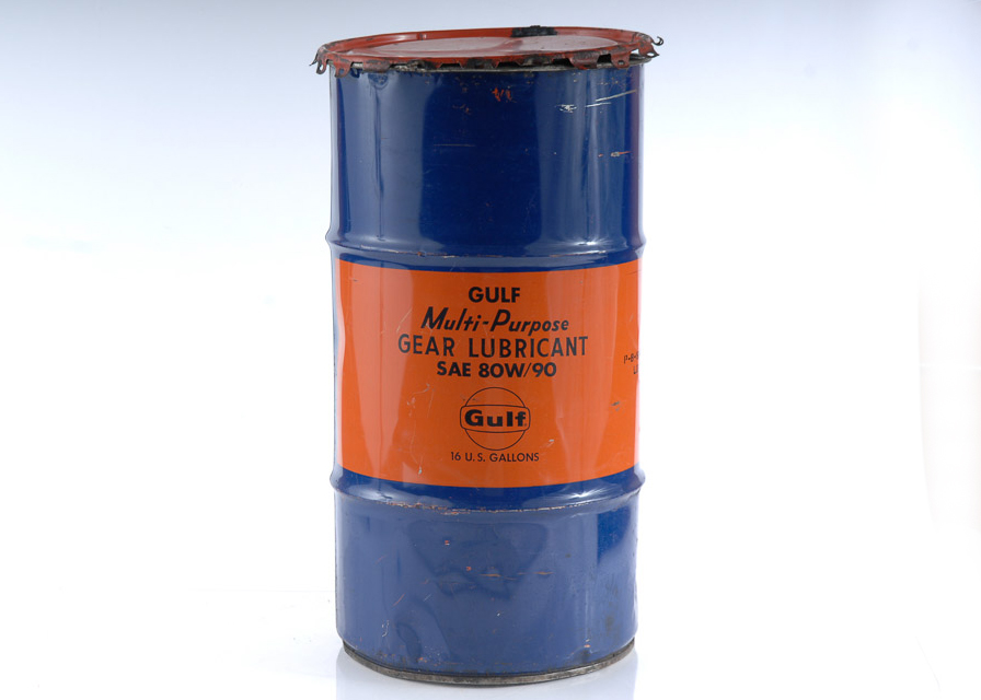 Vintage Gulf Gear Lubricant Drum