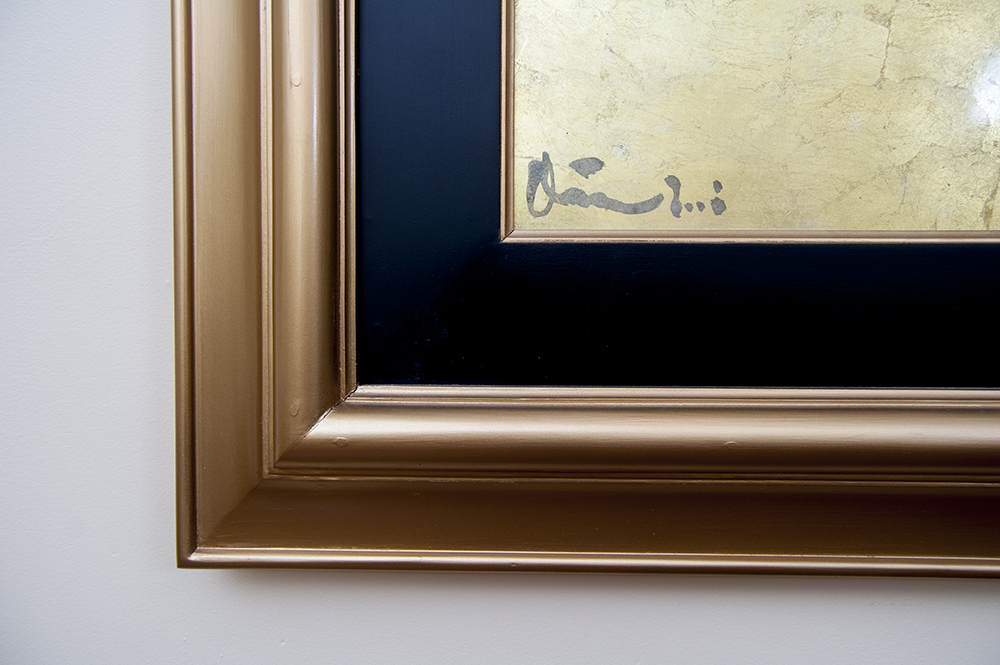 Dinh Quan "Mother and Daughter" Lacquer Painting