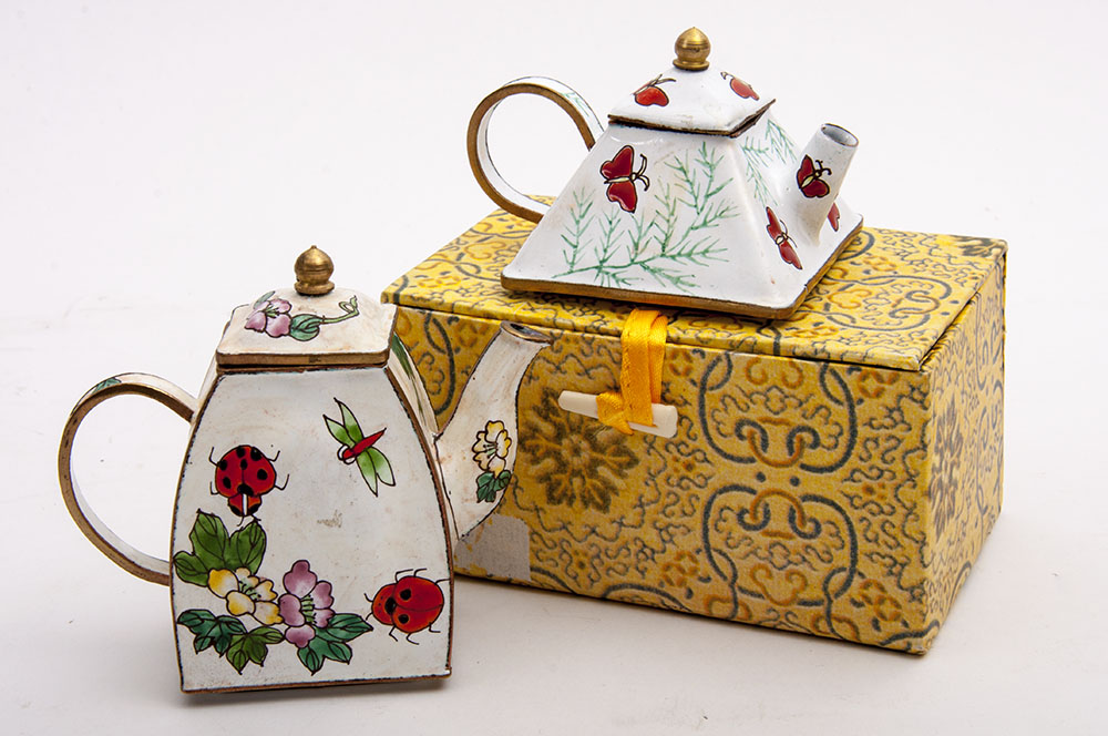 Enameled Tea Pots