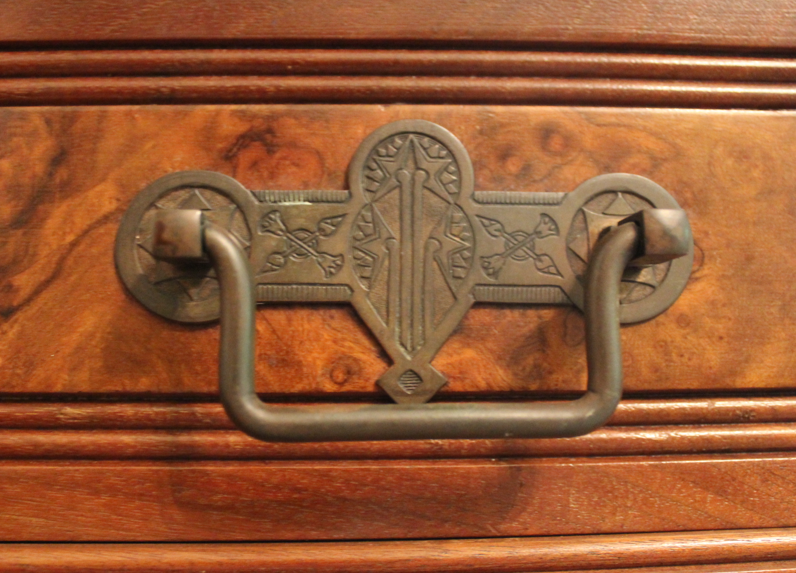 Renaissance Revival Marble Top Server