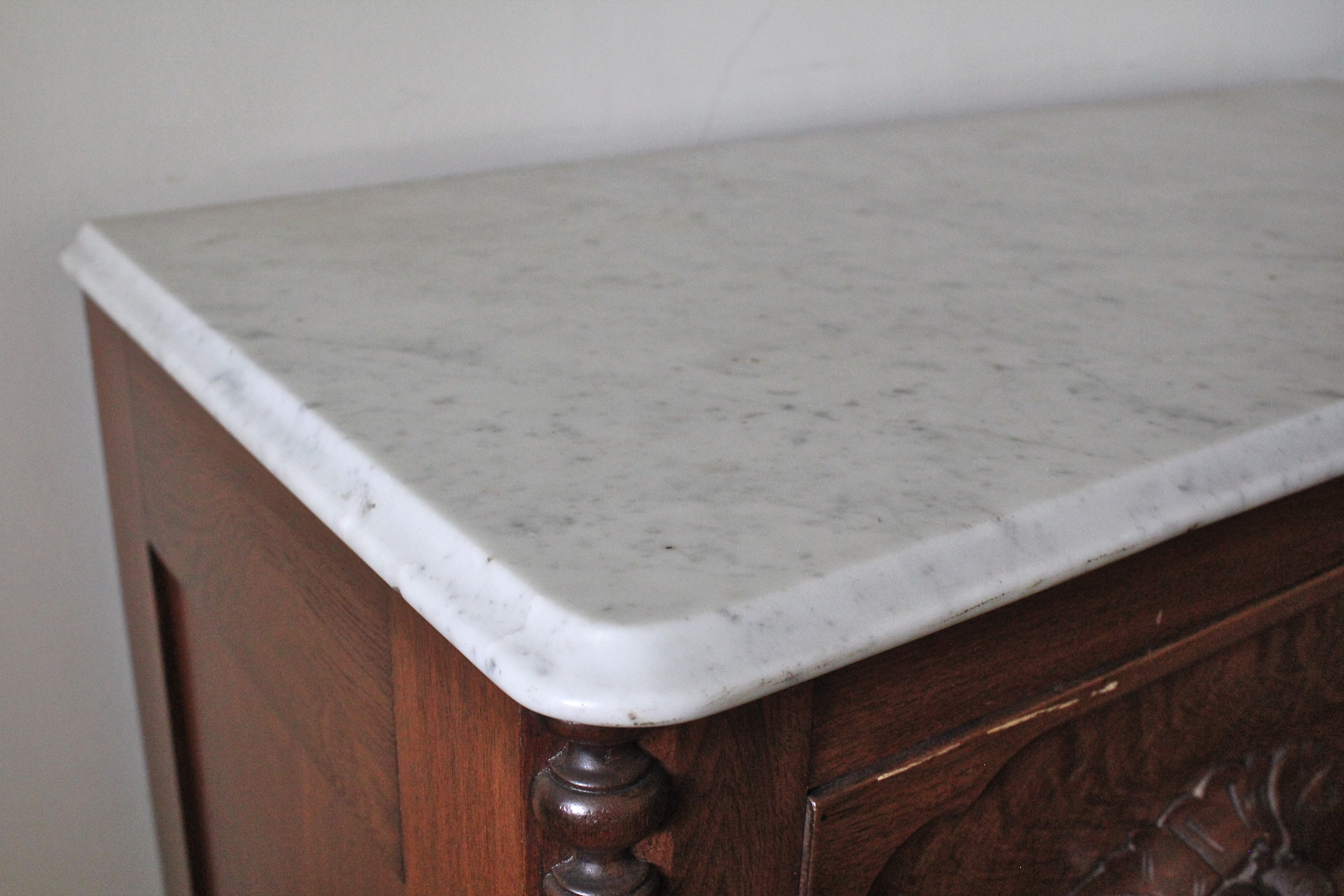 Chestnut Marble Top Server