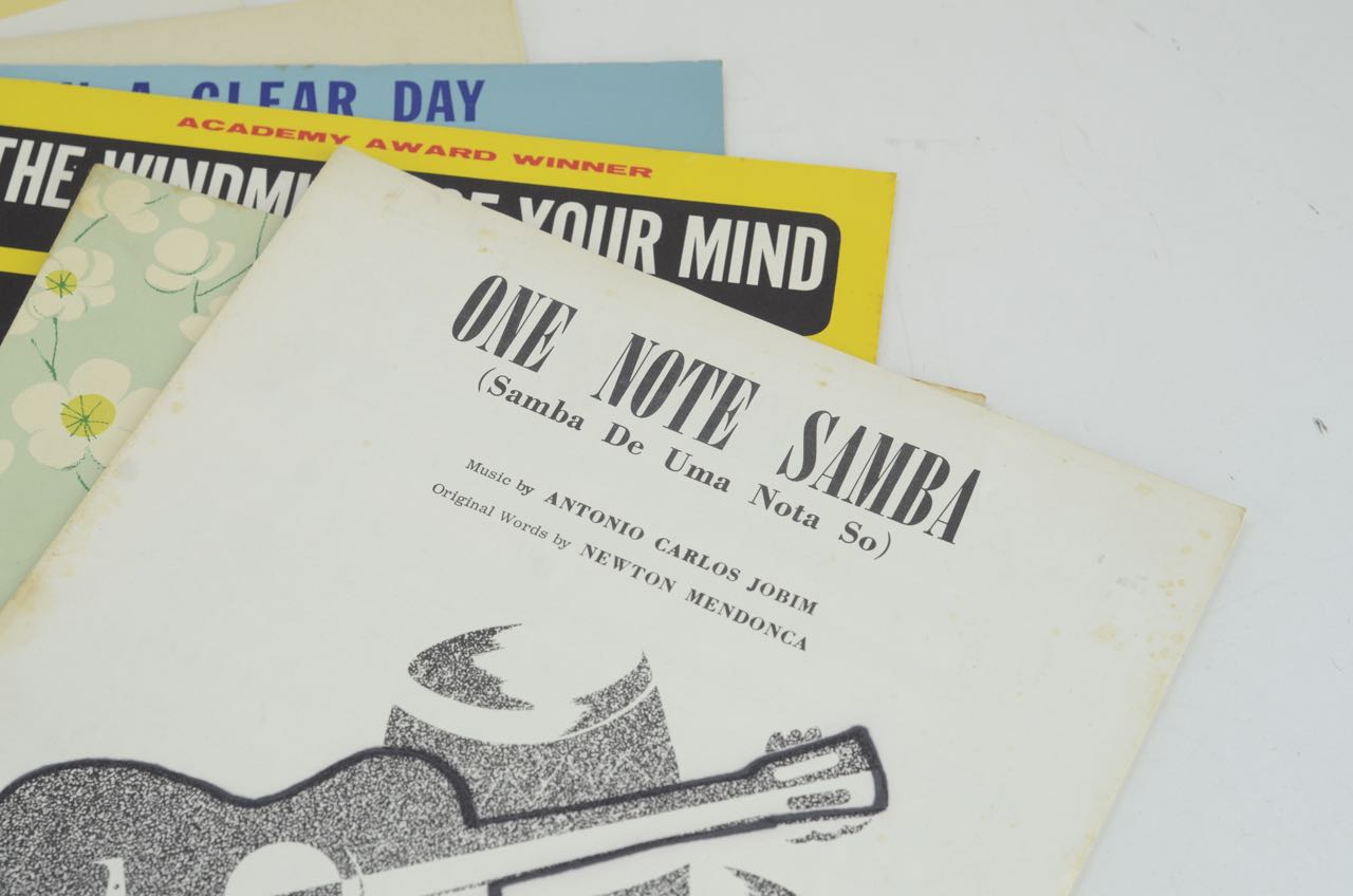 Vintage Song Sheets from 1950s and 1960s