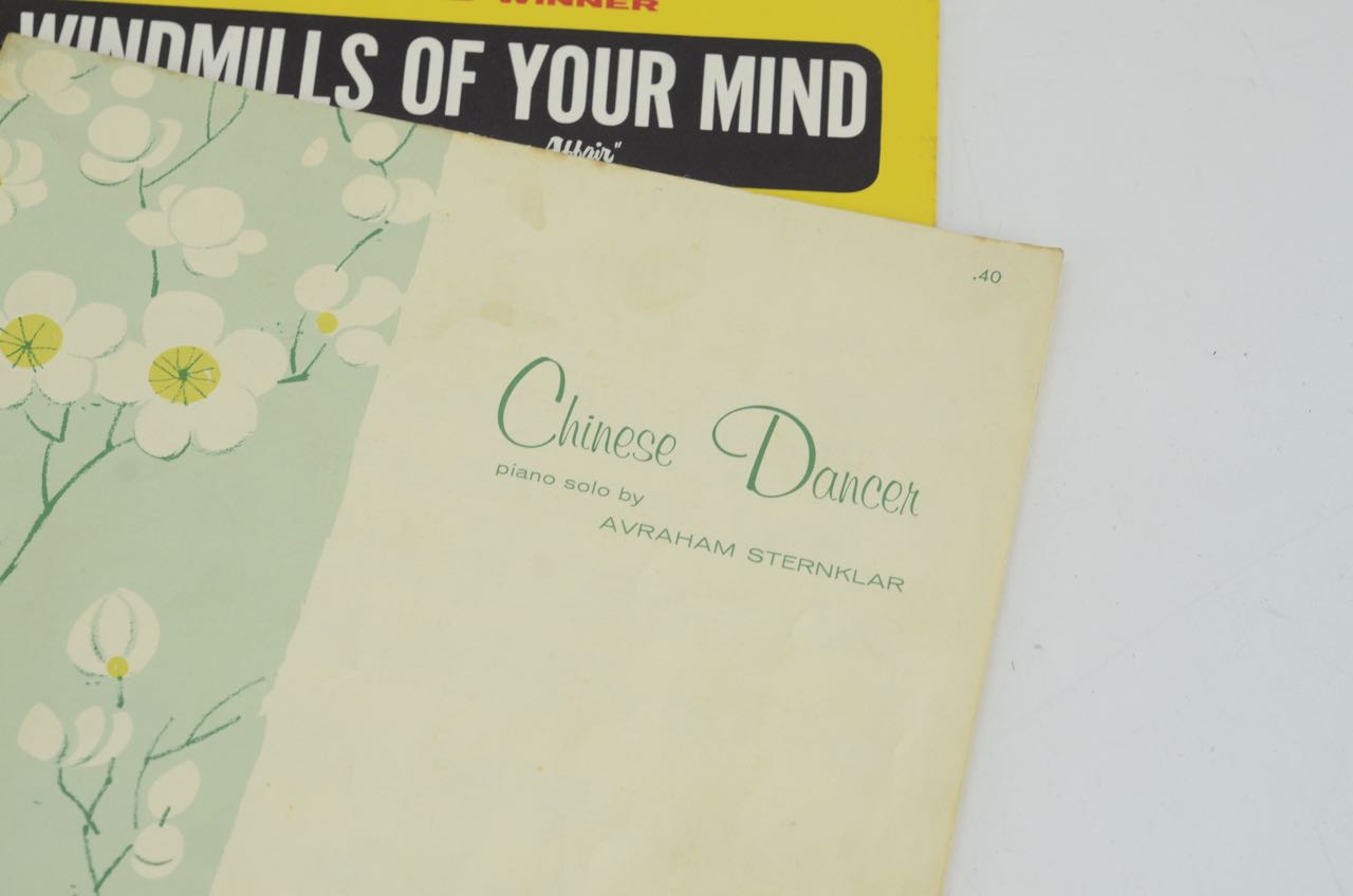 Vintage Song Sheets from 1950s and 1960s