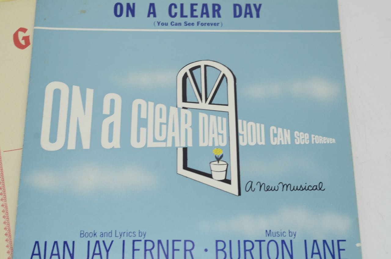 Vintage Song Sheets from 1950s and 1960s