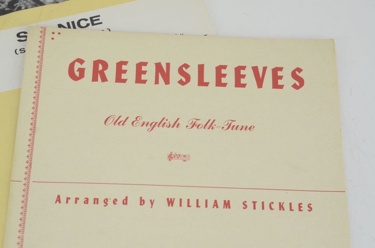 Vintage Song Sheets from 1950s and 1960s