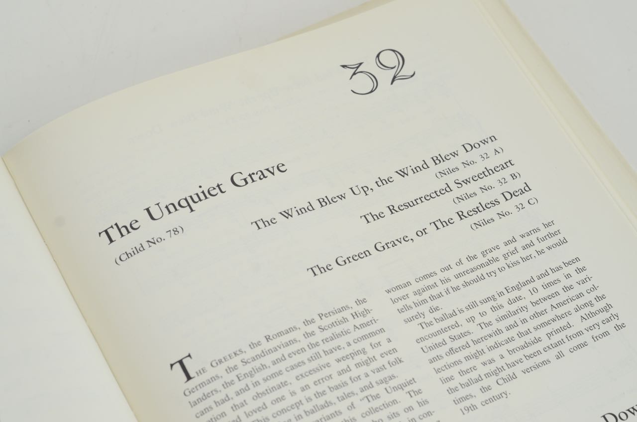 Vintage Book "The Ballad Book of John Jacob Niles" 1961