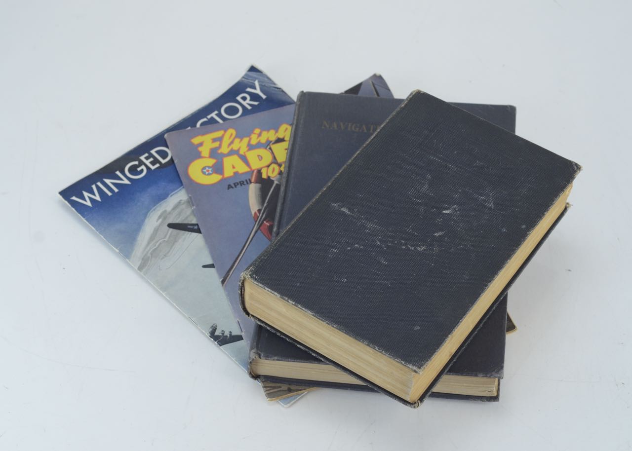 Four Textbooks and Magazines from WWII