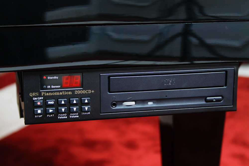 Nordiska Baby Grand Piano and Disc Player