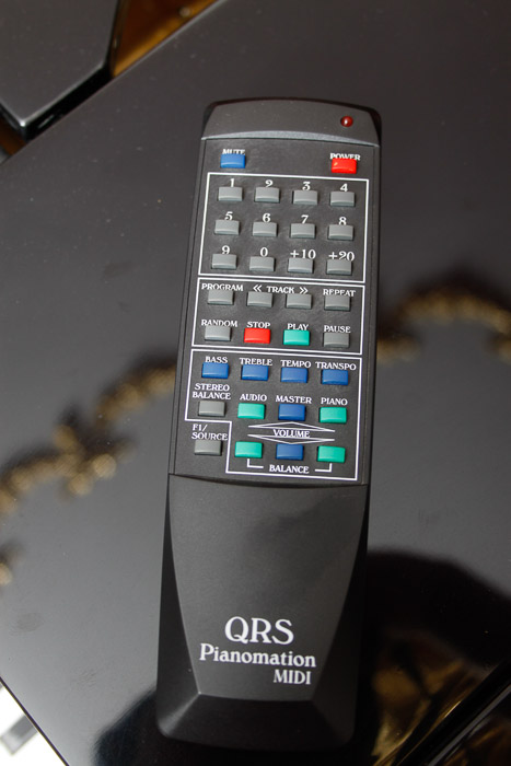 Nordiska Baby Grand Piano and Disc Player