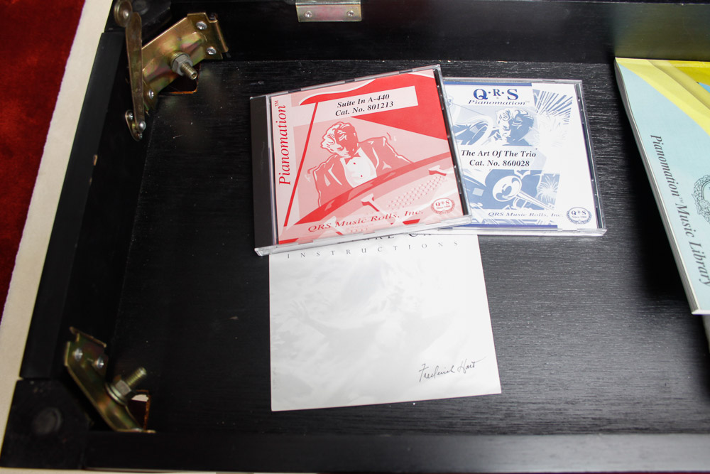 Nordiska Baby Grand Piano and Disc Player