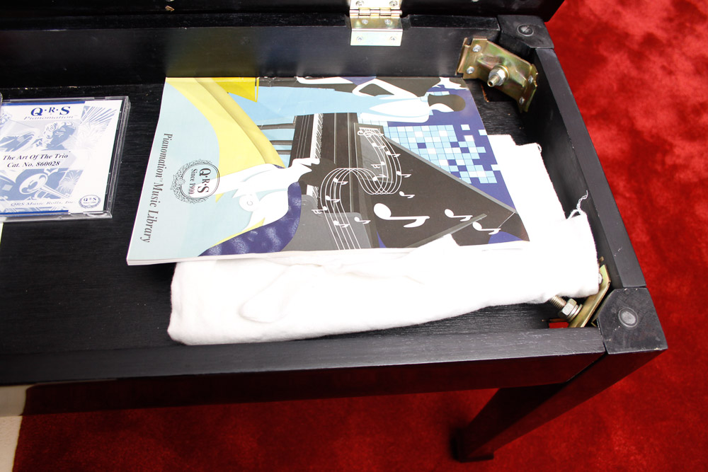 Nordiska Baby Grand Piano and Disc Player