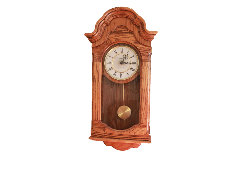 Howard Miller Oak Wall Clock