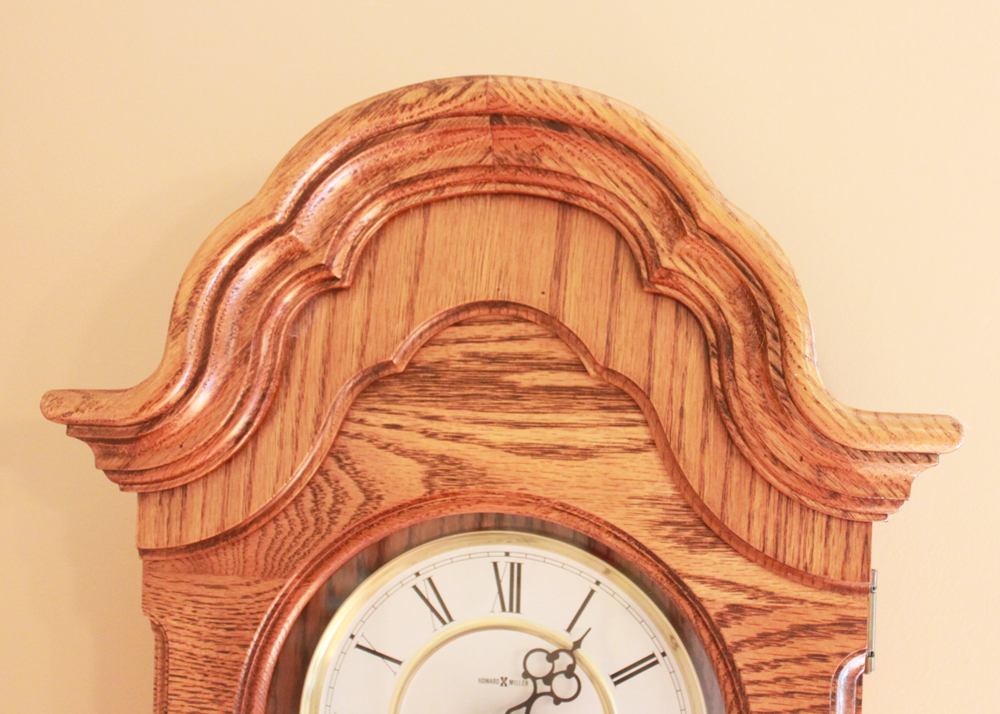 Howard Miller Oak Wall Clock