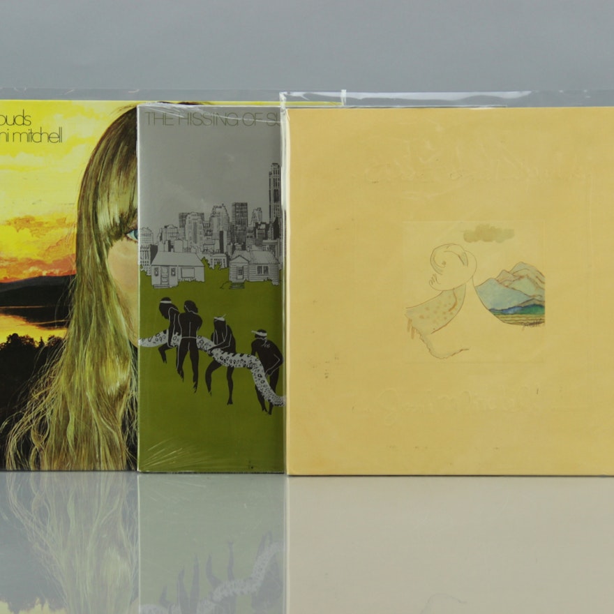 Trio of Original Joni Mitchell LP's