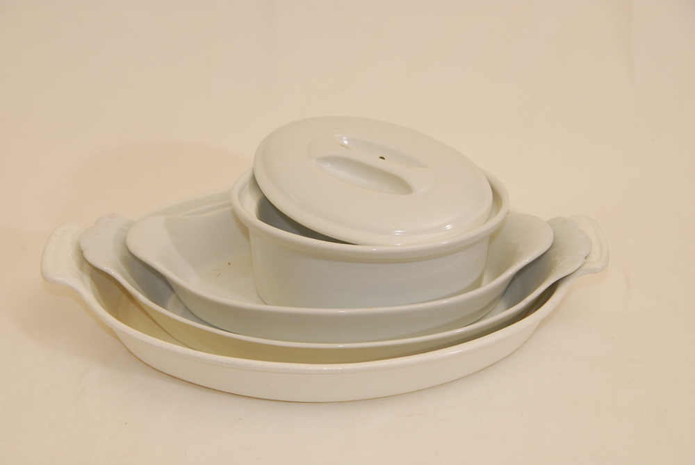 All-White Serving Dishes