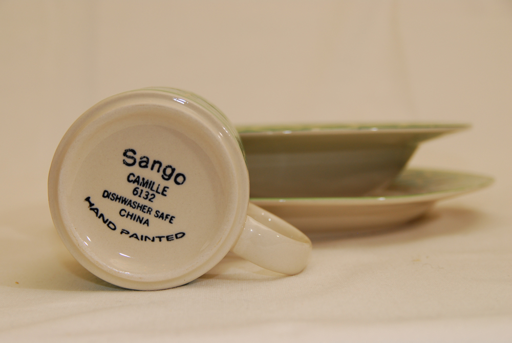 Collection of Sango "Camille" Stoneware