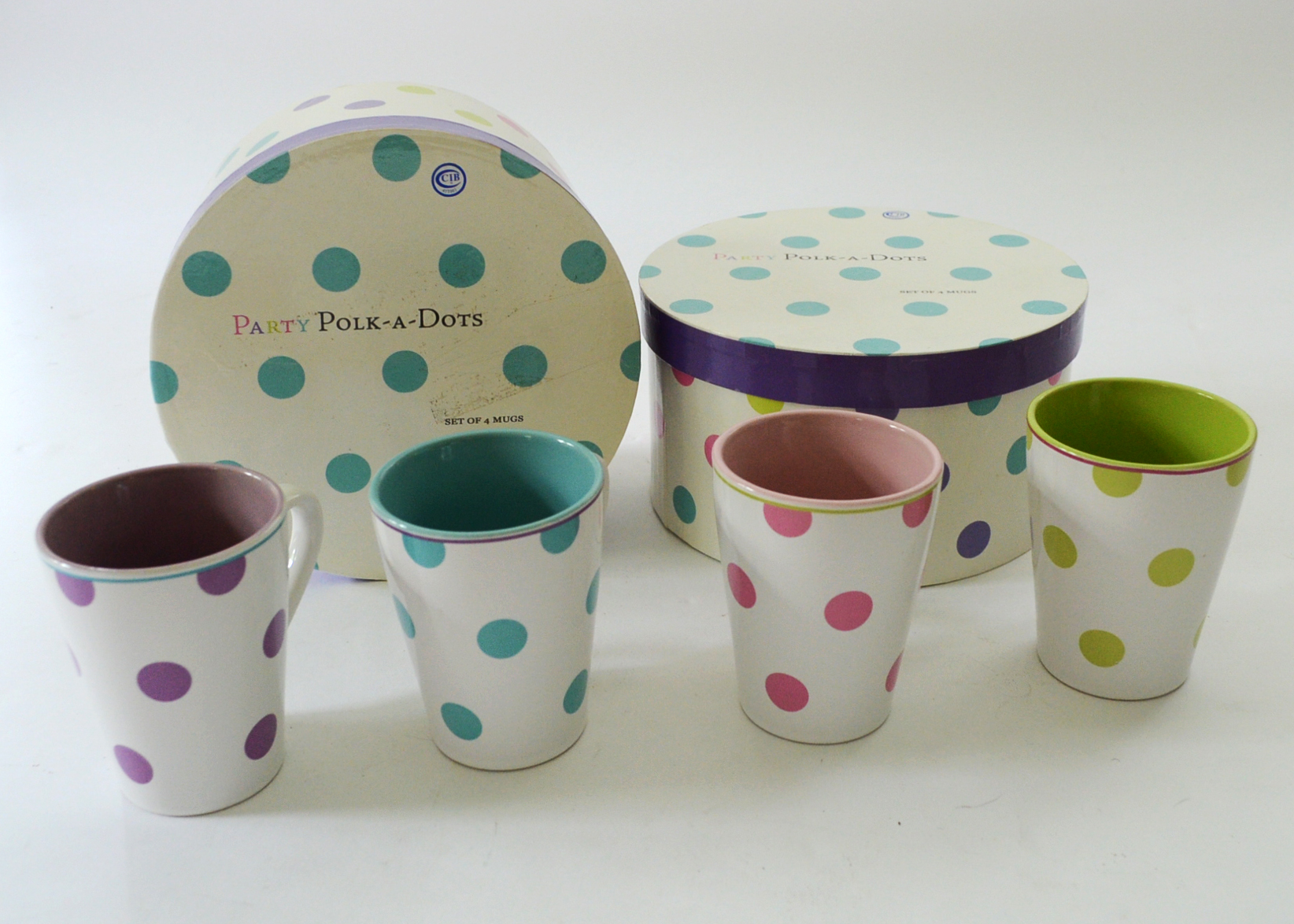 Polka Dot Coffee Mugs