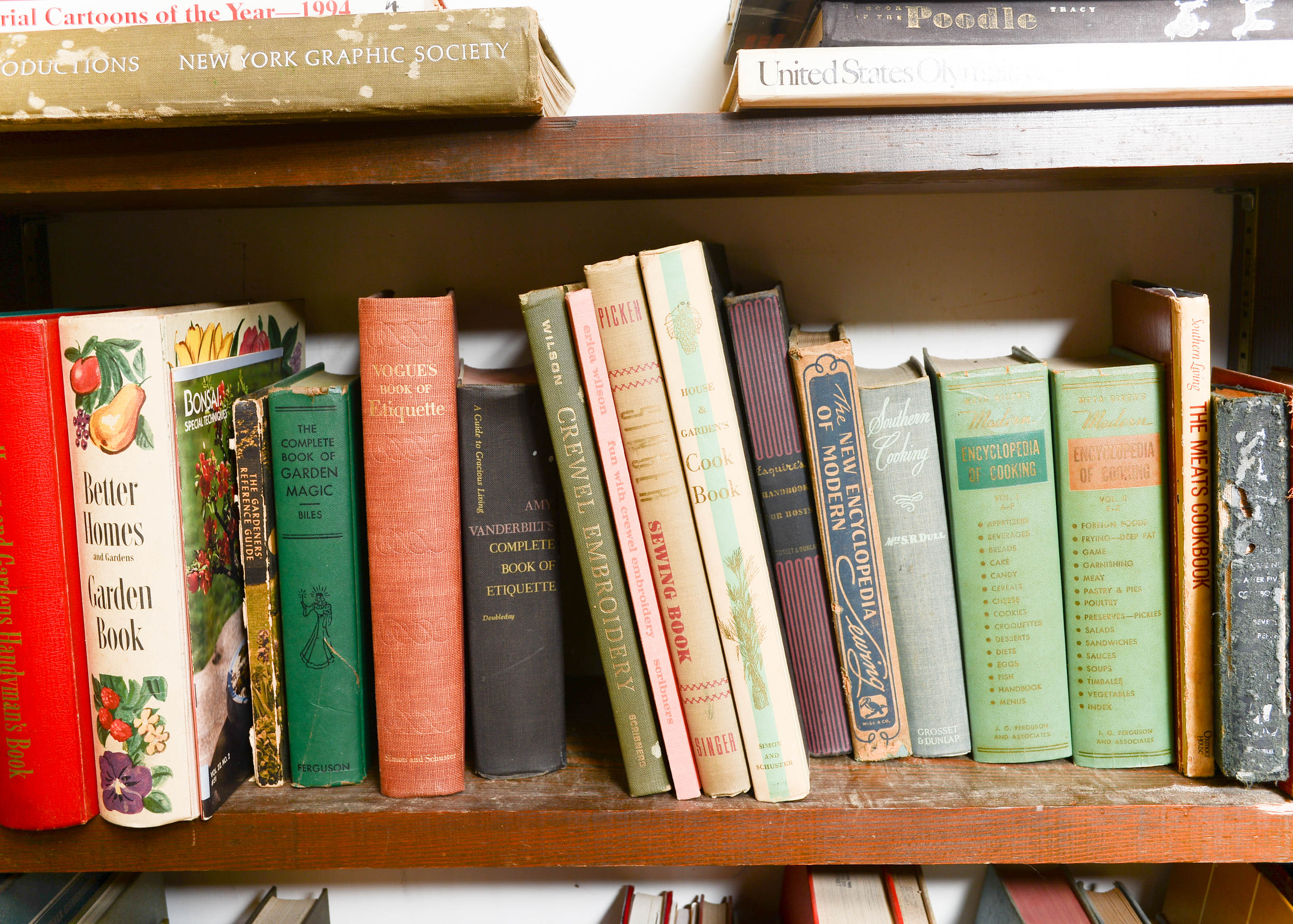 Assortment of Home Etiquette Books