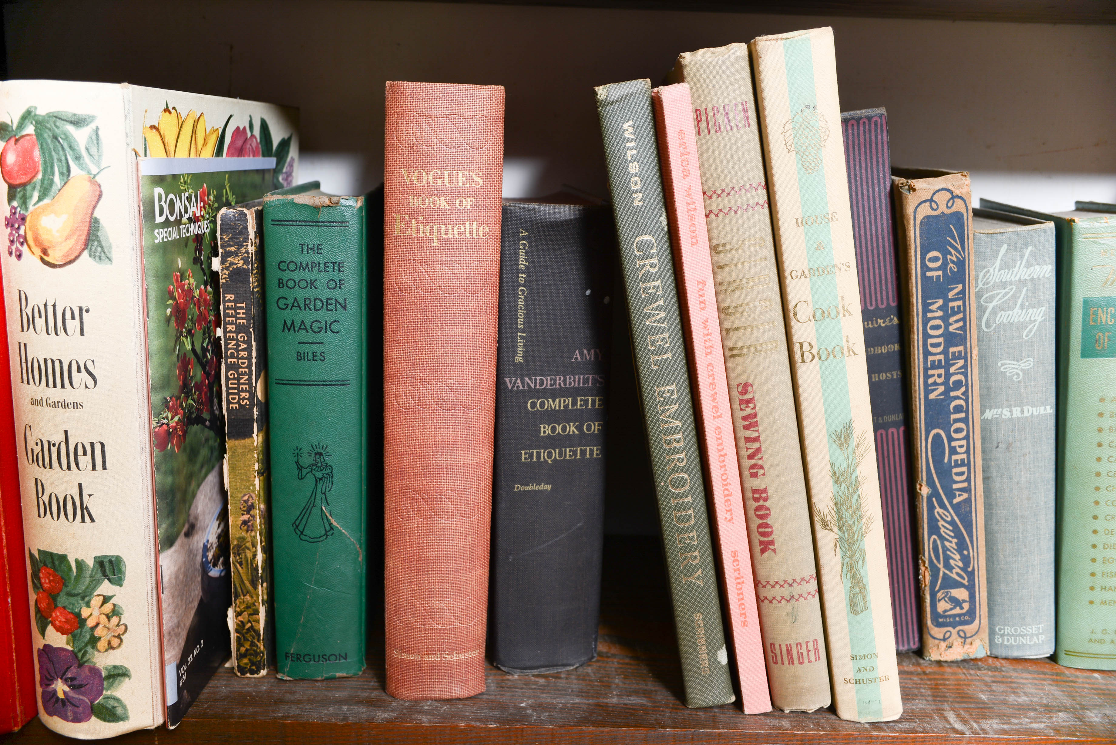 Assortment of Home Etiquette Books