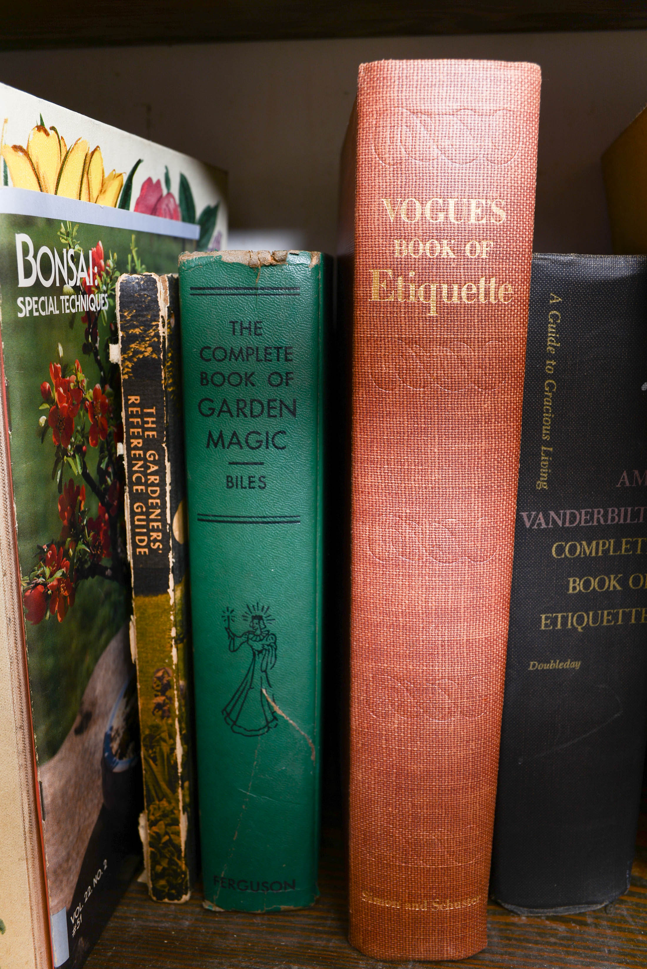 Assortment of Home Etiquette Books
