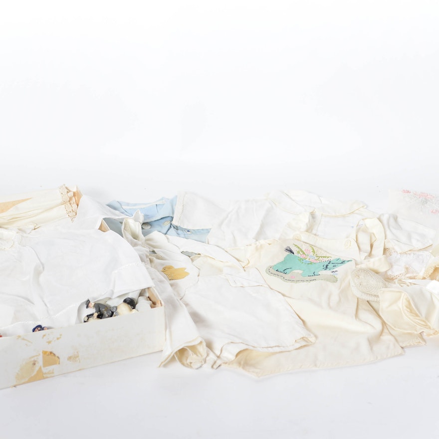 Collection of Vintage Baby Clothes