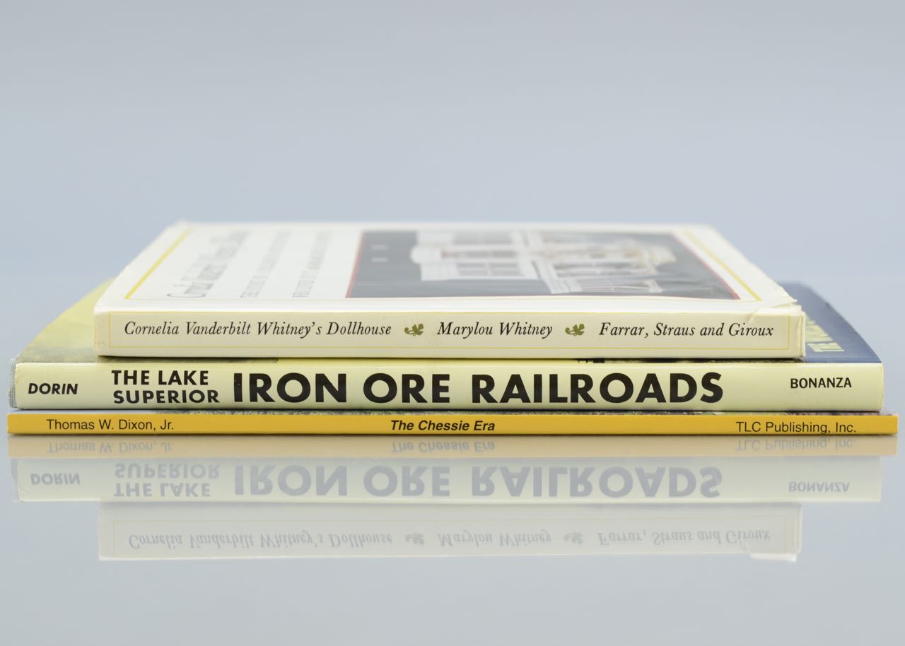 Vintage Books on Railroads and Dollhouses