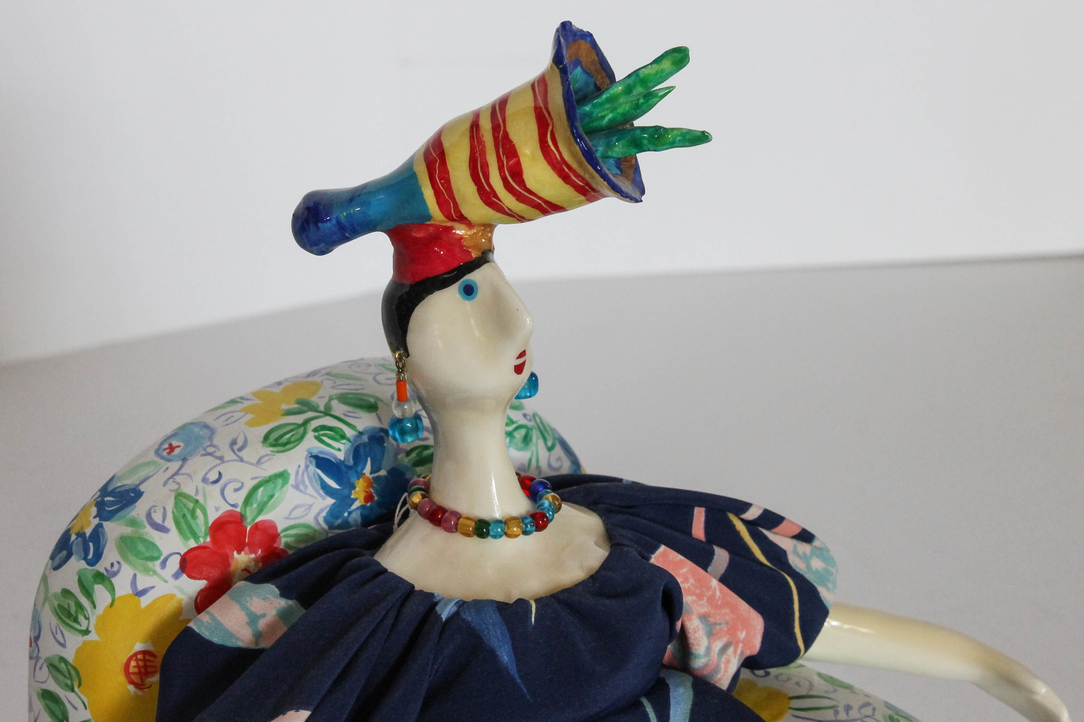 French Cerri Art Doll with Chair