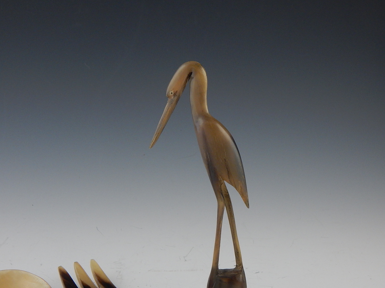 Tortoise Shell Style Utensils and Figurine