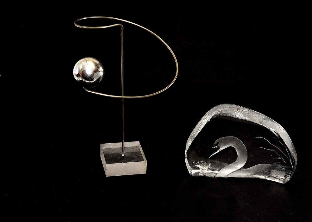 Kinetic Sculpture and Swedish Crystal Carving