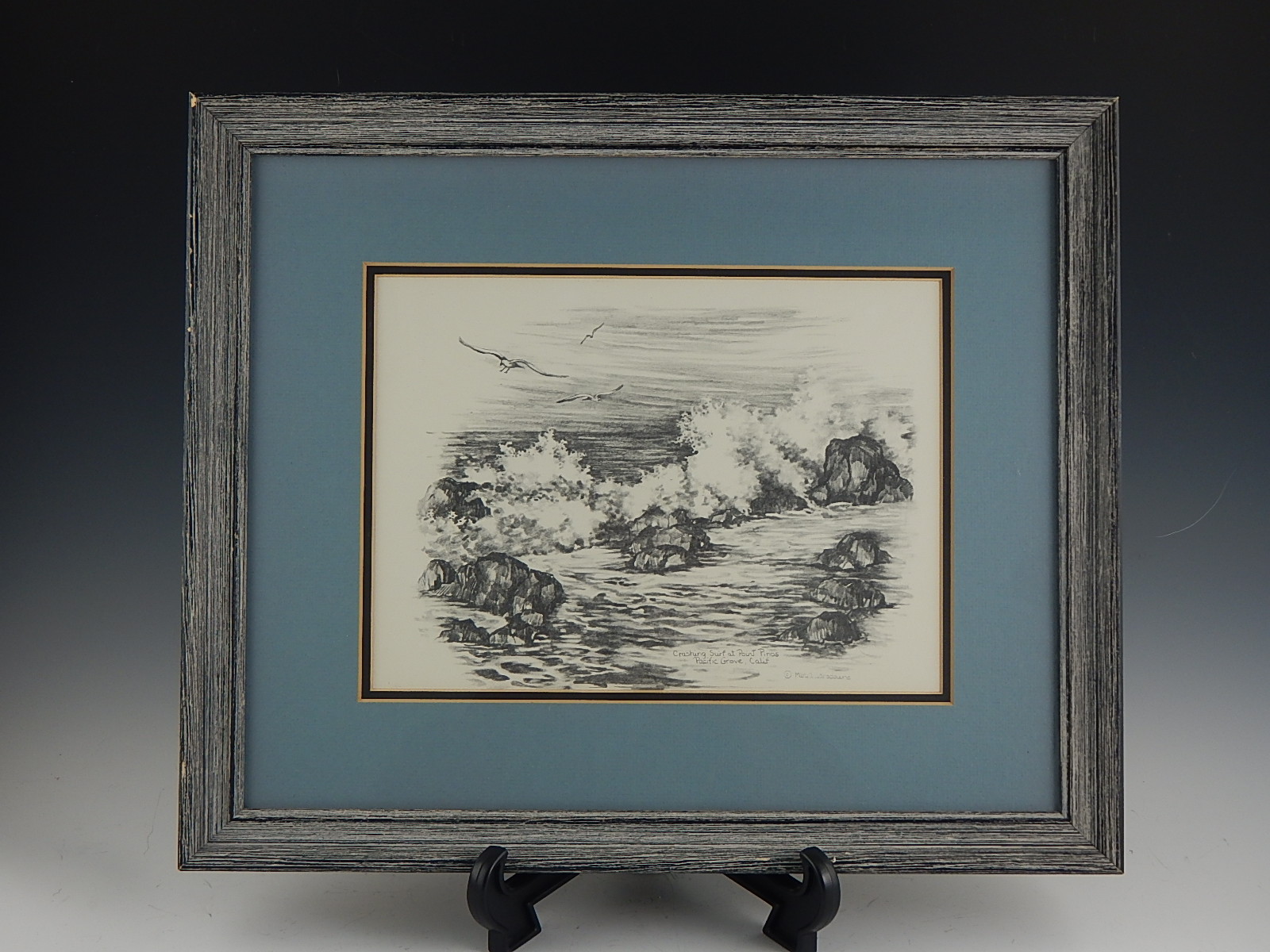 Framed Surf Print by Mary Lansdowne