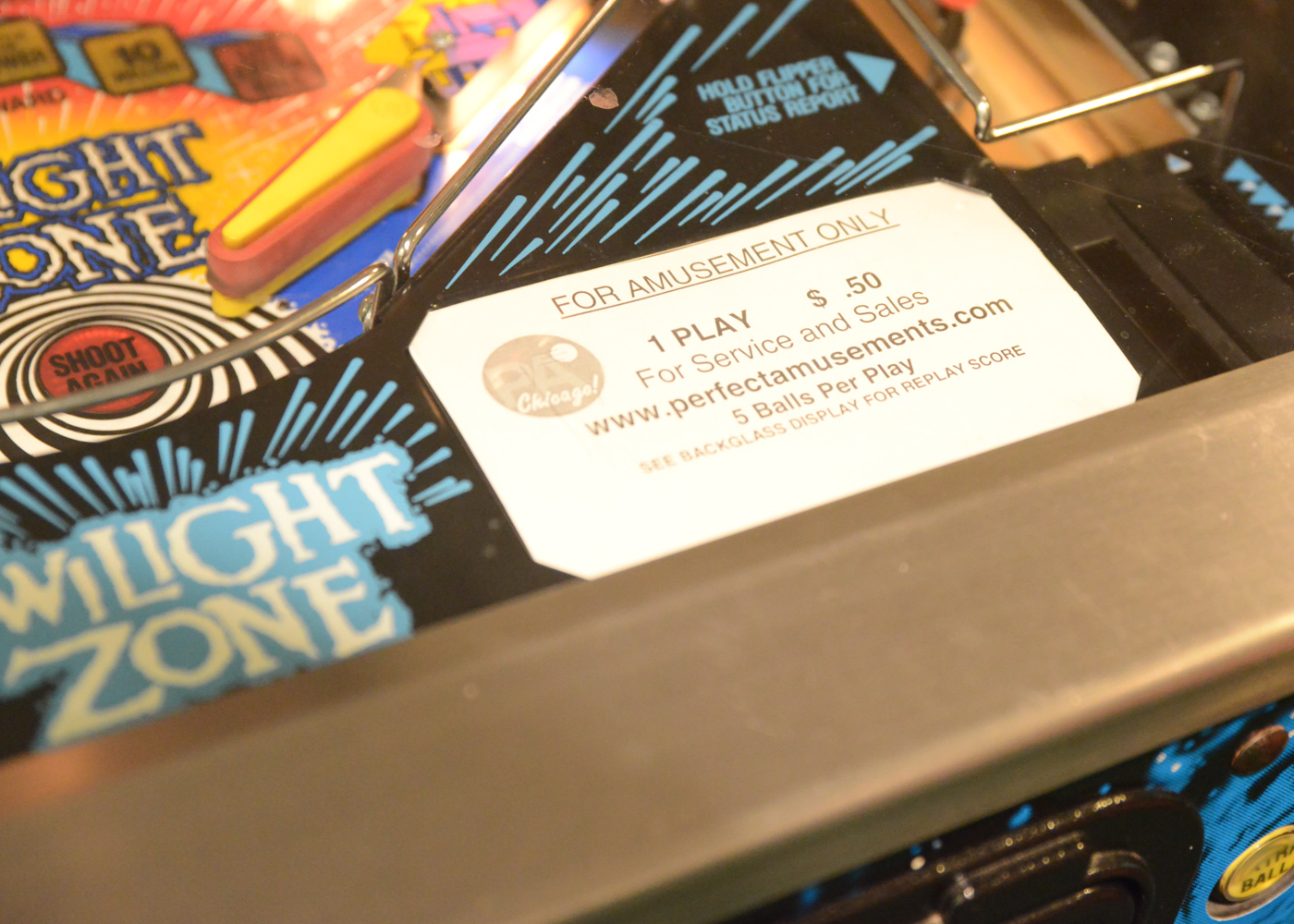 1993 "Twilight Zone" Electronic Pinball Machine by Midway