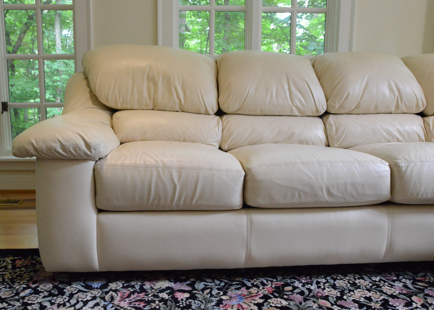 Hancock and Moore Leather Sectional Sofa